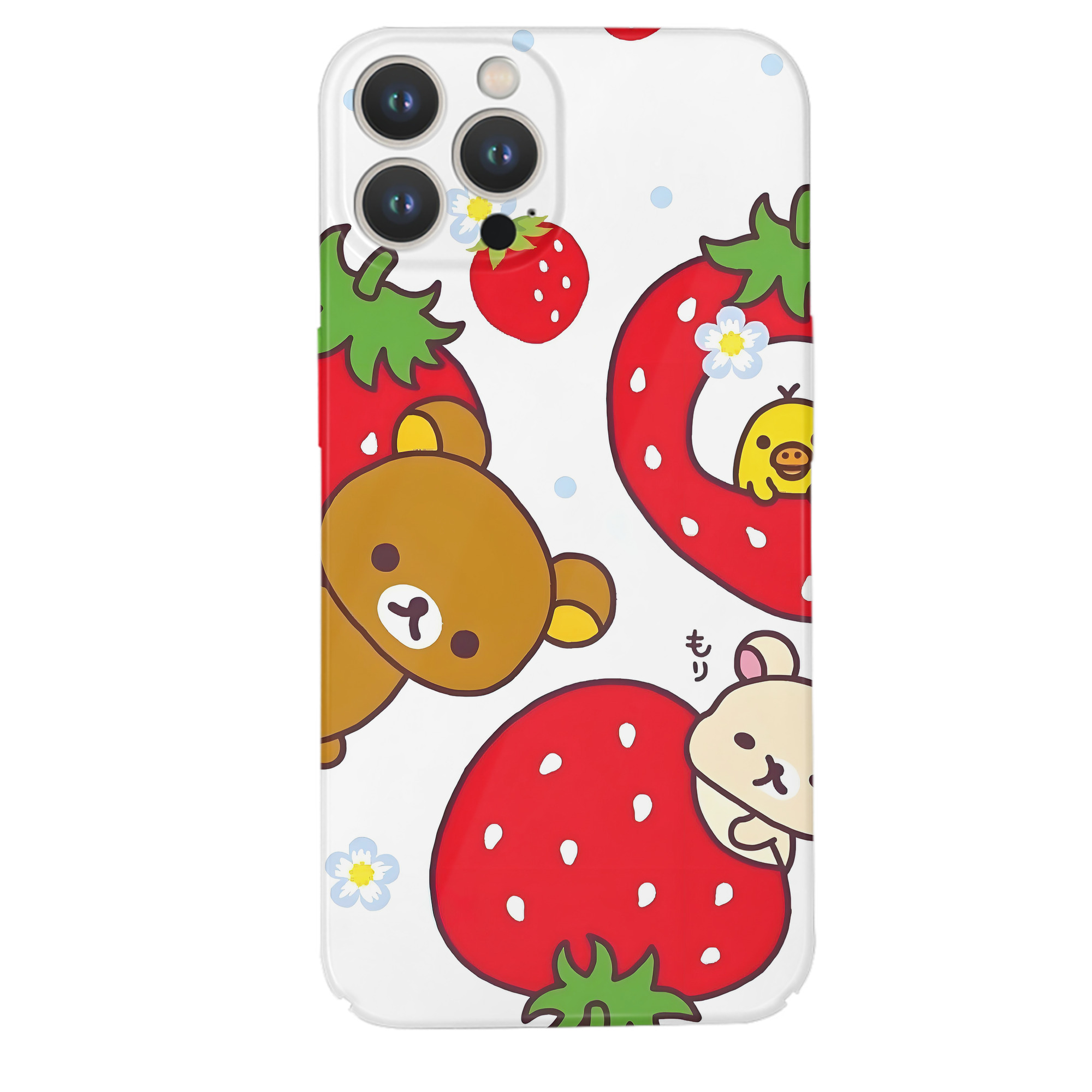 （画像用） リラックマ リラックマ キイロイトリ Rilakkuma Korilakkuma Kiiroitori 【iPhone 14シリーズ対応】ハードケース